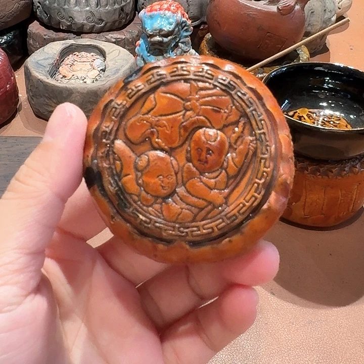 陶瓷麻线鼓茶空间杯垫