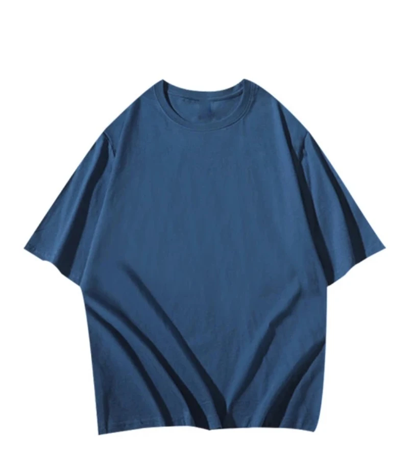 【二哥专属】情侣圆领冰丝超薄短袖T恤短袖宽松上衣ins简约夏季