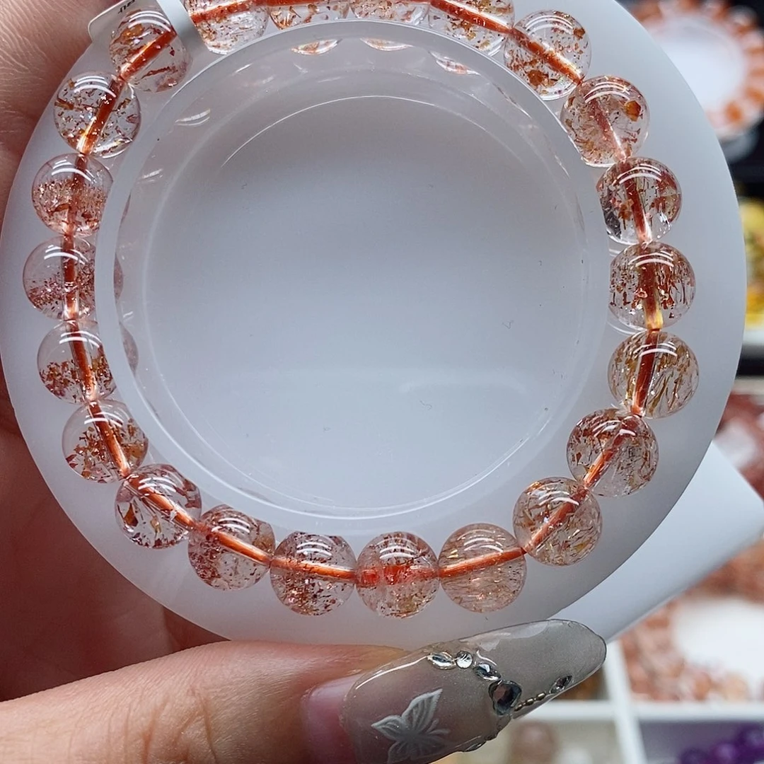 未镶嵌手链水晶金草莓