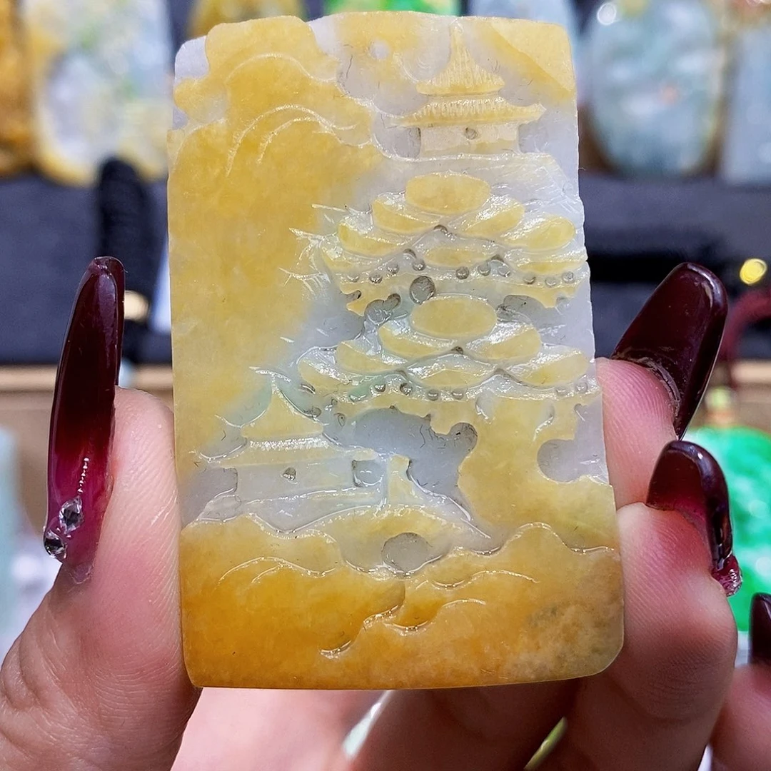 定制翡翠未镶嵌翡翠A货