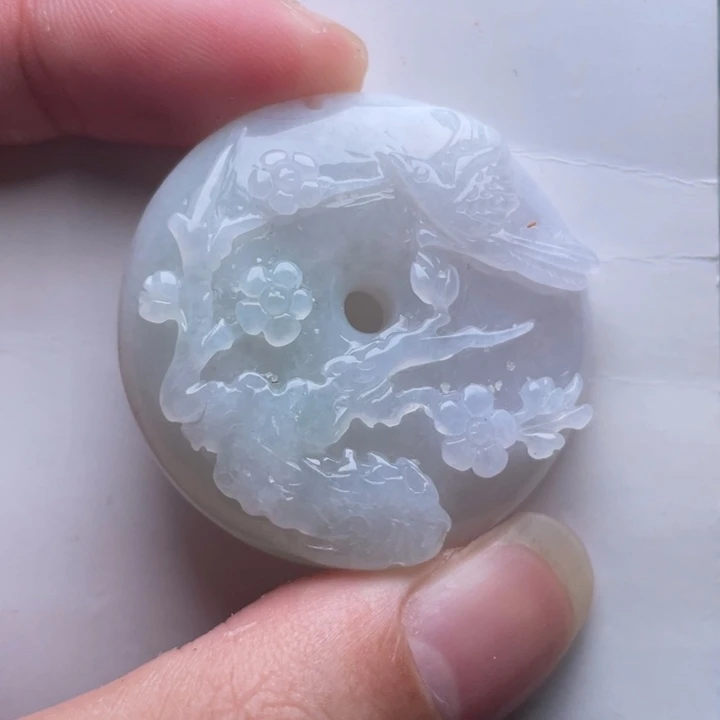 翡翠未镶嵌吊坠(不含链)翡翠