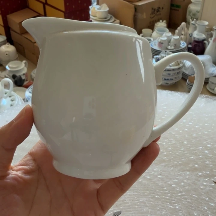 醴陵纯白奶杯微瑕