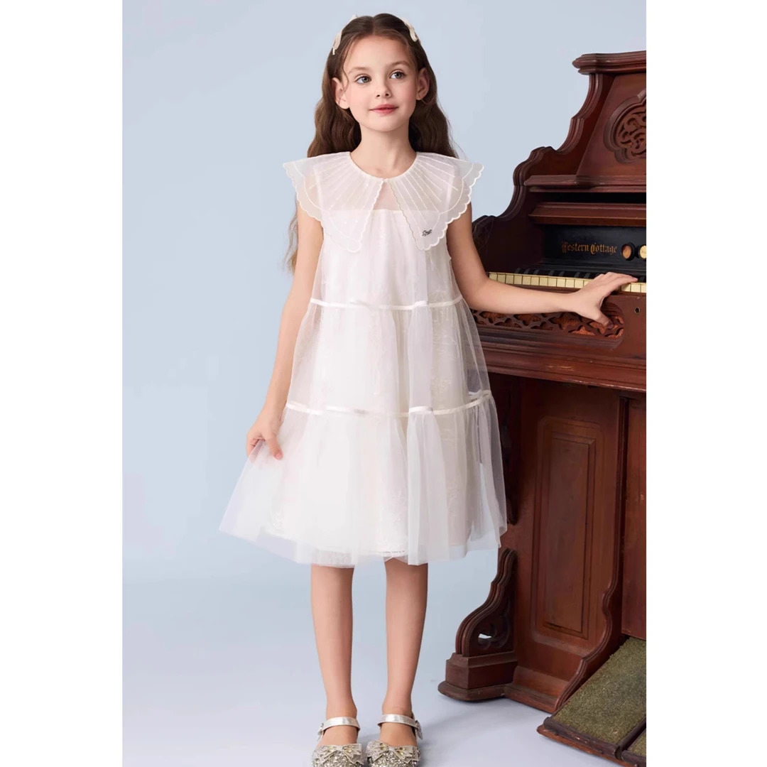 【会员】PawinPaw童装25年春夏女童网纱浪漫公主裙PCOWF2524E