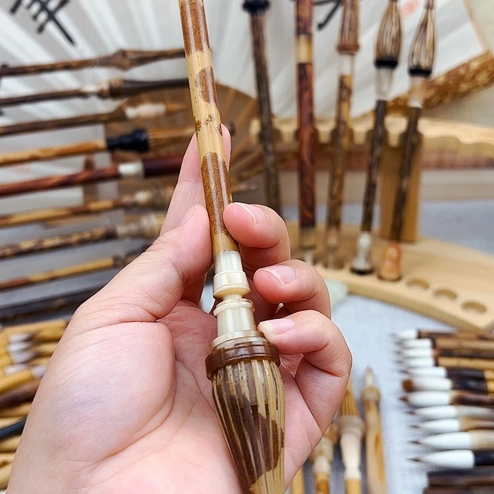 明***雪纯狼羊兼毫纯毛中楷