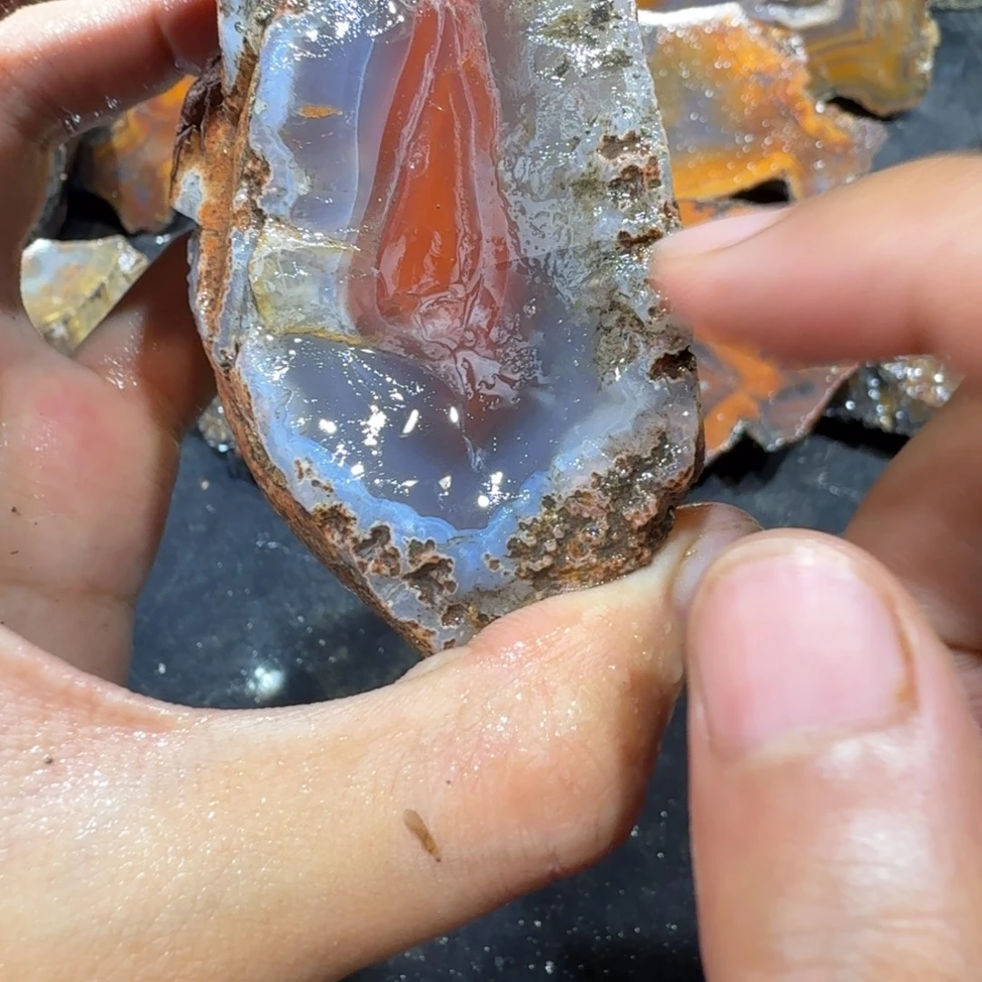未镶嵌玛瑙/玉髓珠宝半成品