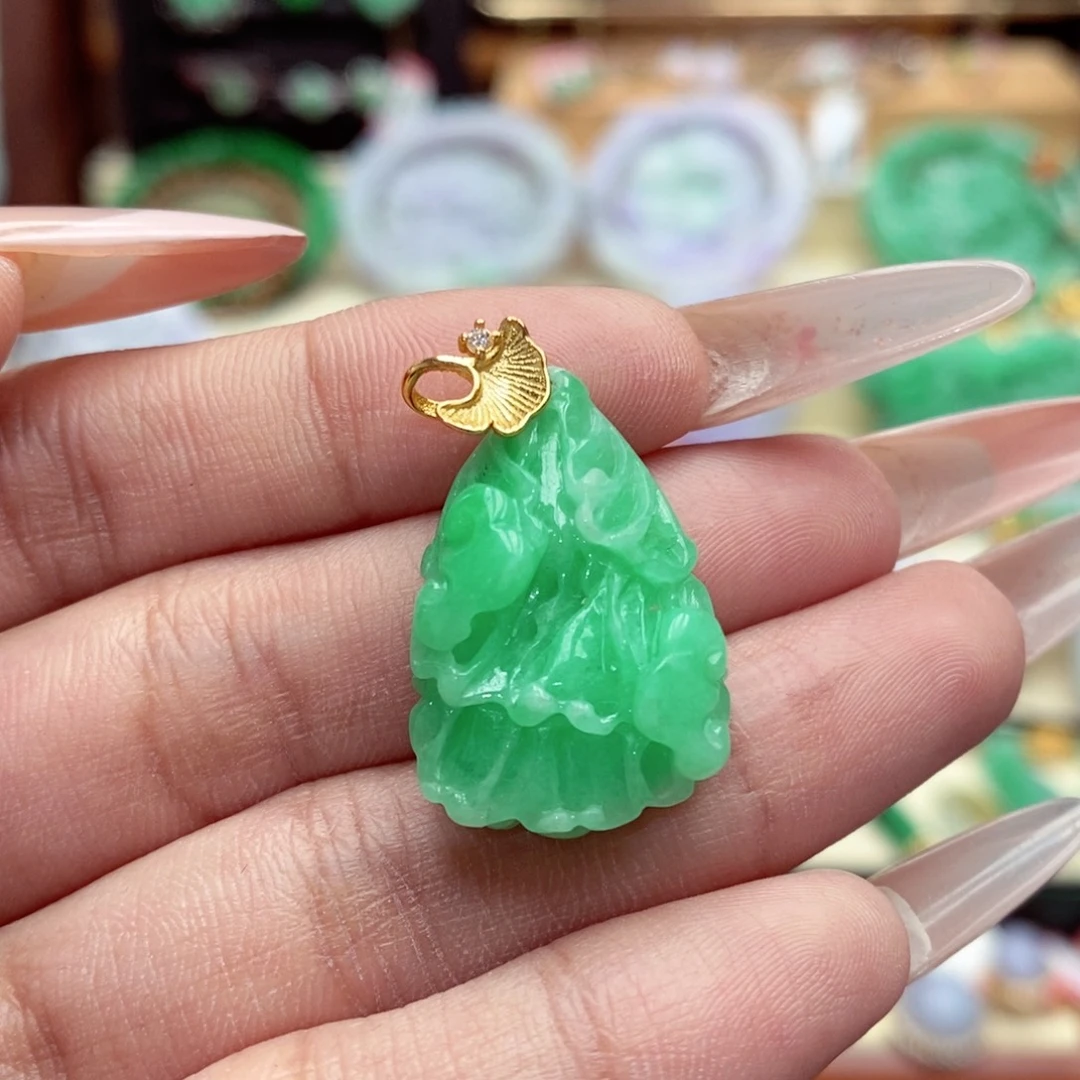 颈饰未镶嵌翡翠翡翠吊坠