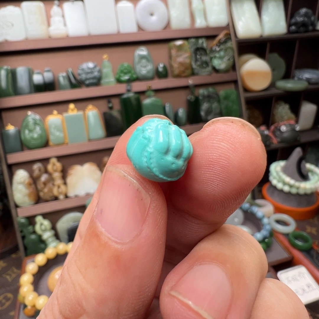 菱锰矿未镶嵌颈饰菱镁矿11.5mm单珠佛手 福利1