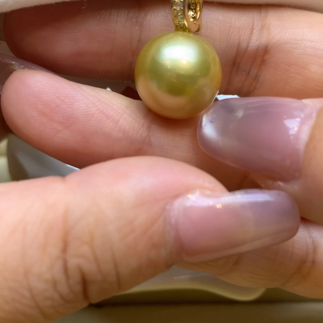 颈饰银S925镶嵌海水珍珠