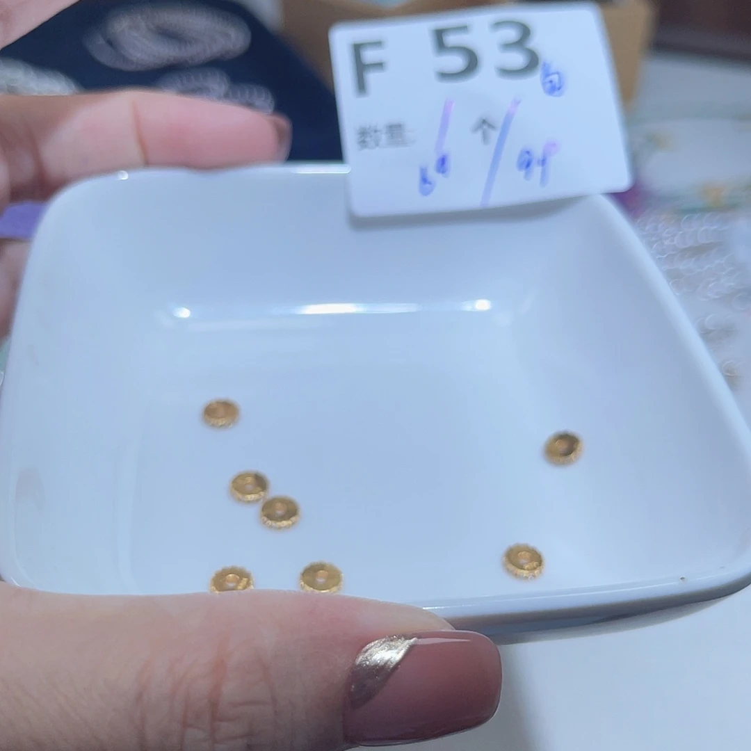 珠宝半成品水晶银S925镶嵌F53。