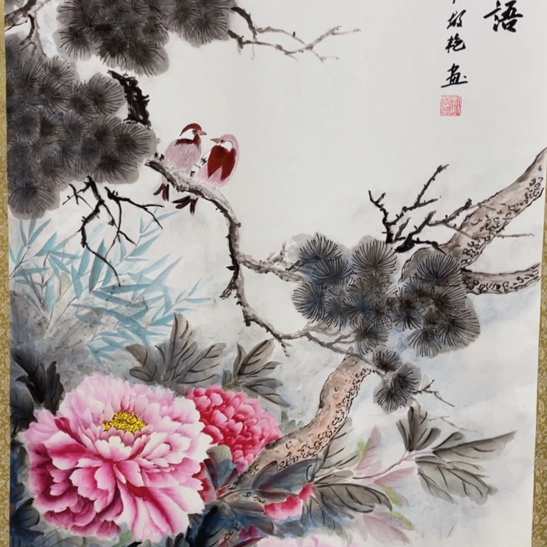 国画老师手笔手绘作品n