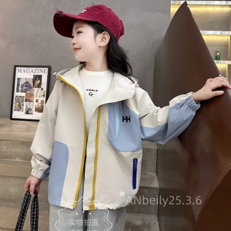 （外套）女童外套春装棒球服2025新款春款网红中大童儿童装夹克