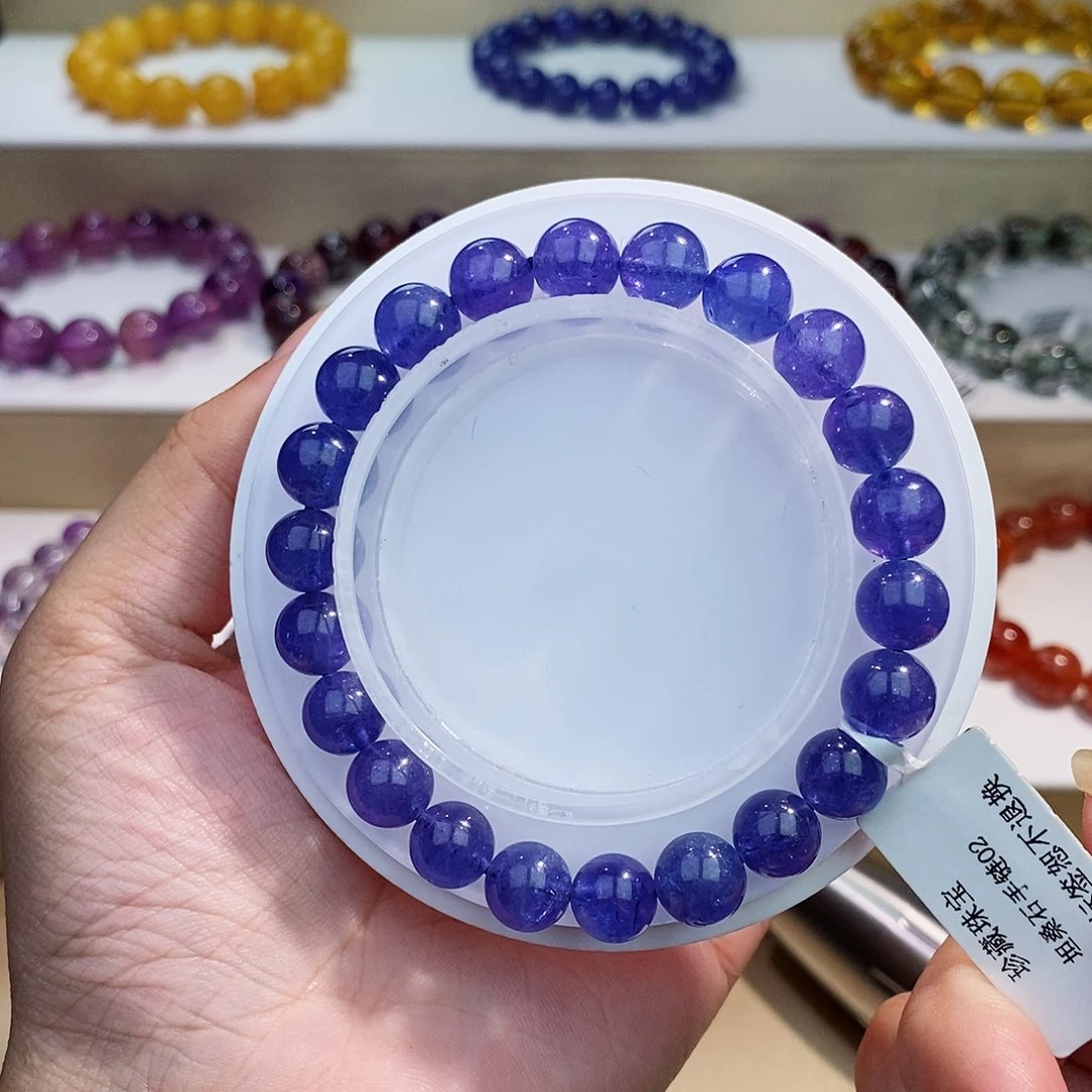 坦桑石未镶嵌手链坦桑石8