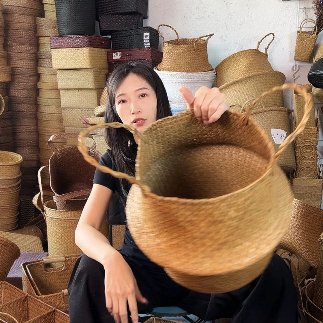 草编草编包/草编收纳盒微瑕疵