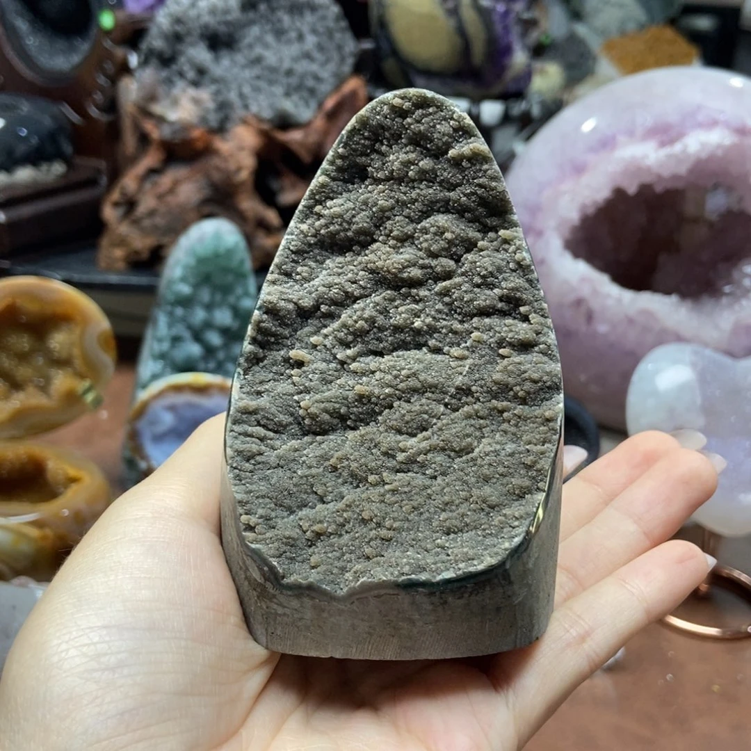 紫晶摆件未镶嵌水晶