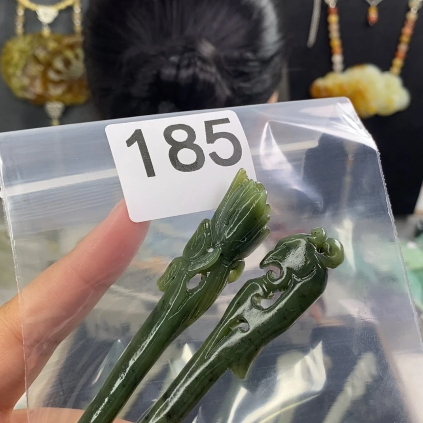 【闪购商品】和田玉发饰未镶嵌?*初