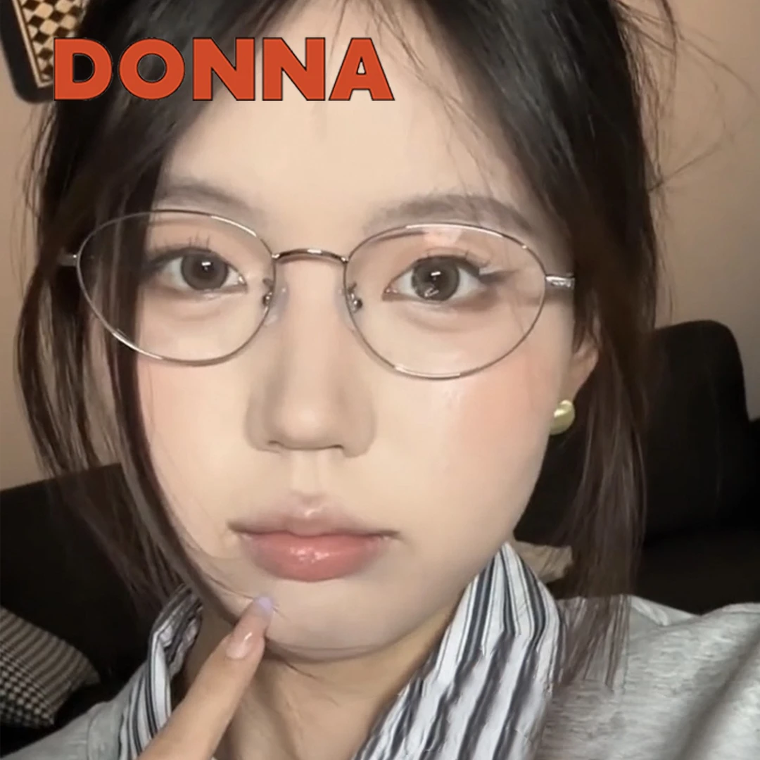 哆哪2025年新品光学眼镜架低调高级感老钱时尚金丝眼镜框NJ10022