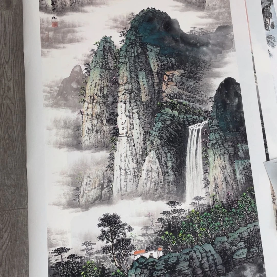 国画韦建老师作品欣赏