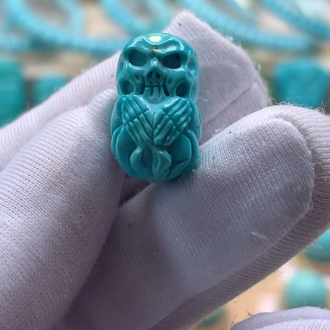 未镶嵌绿松石珠宝奇石