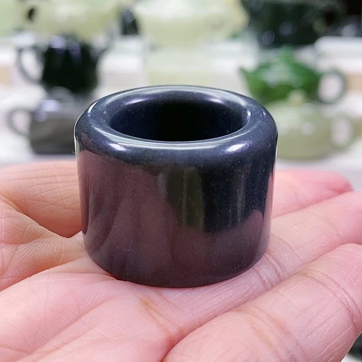 未镶嵌和田玉挂件扳指圈号22.2