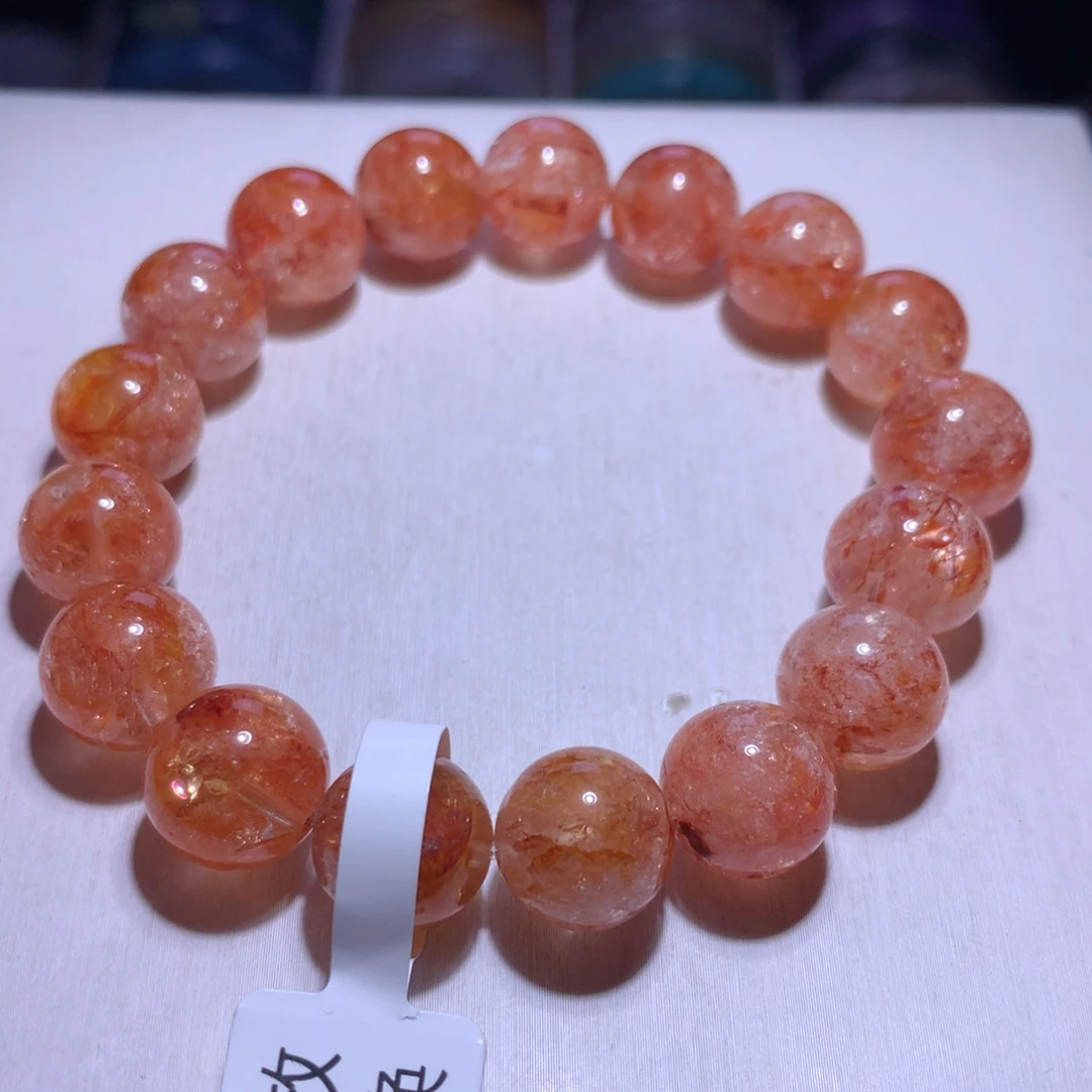 水晶银S925镶嵌手串胶花12.1m