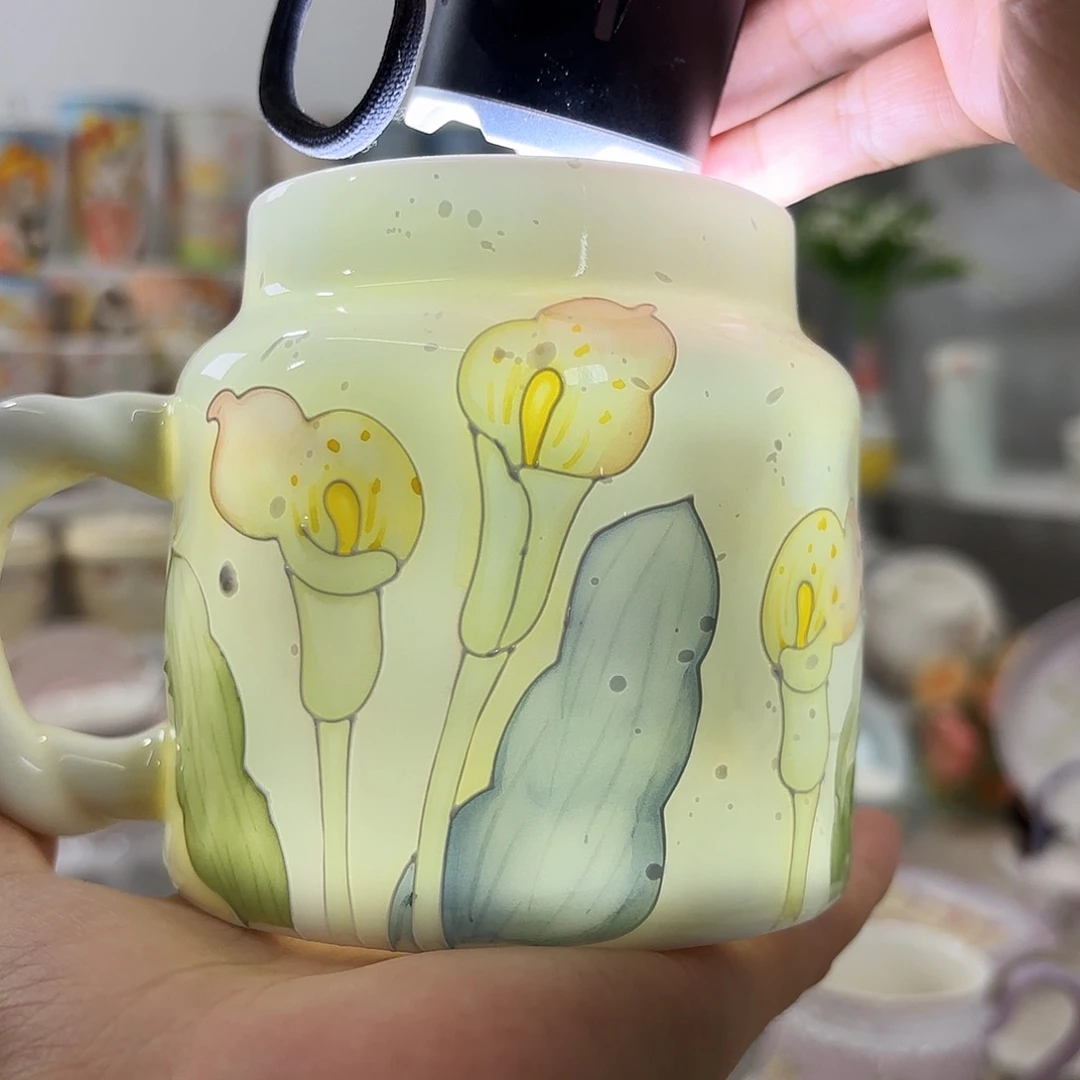 手绘高温釉下彩陶瓷
