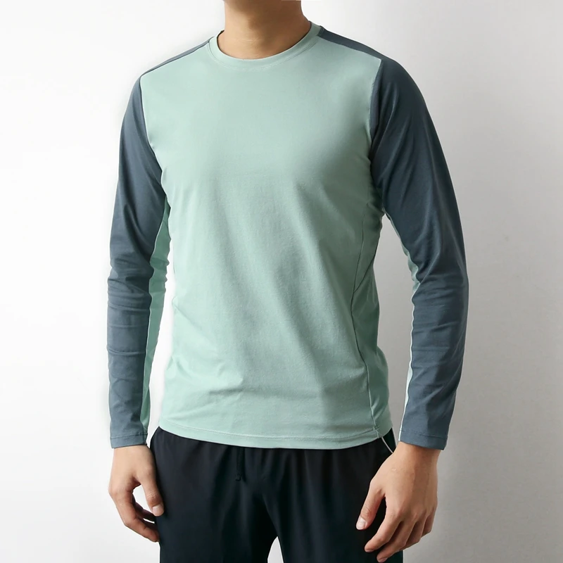 线下890！超透气科技速干面料！3D立裁！男士户外综训运动长袖T恤