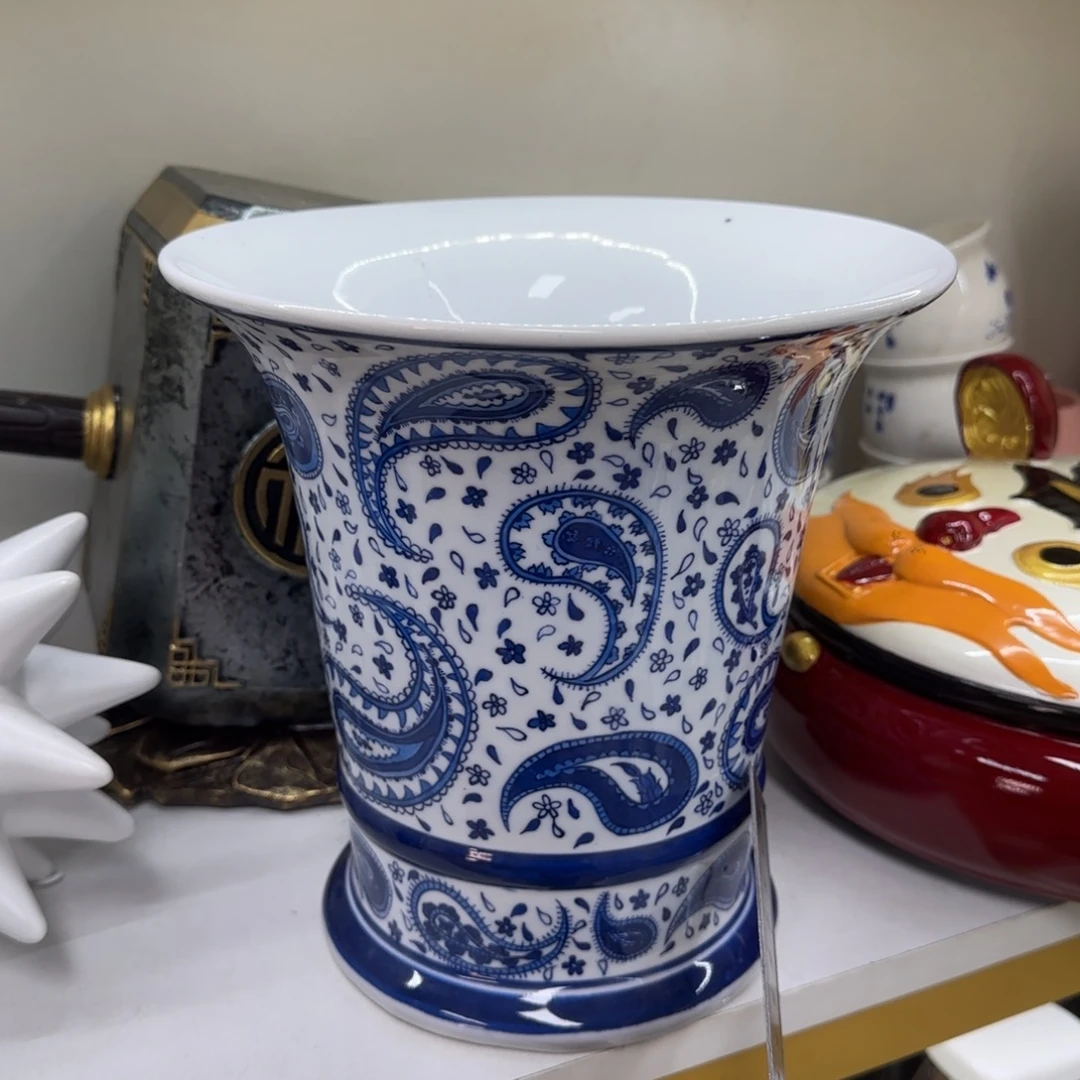 瓷片陶瓷工艺花瓶摆件