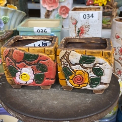 【闪购商品】红陶粗陶材质多肉花盆