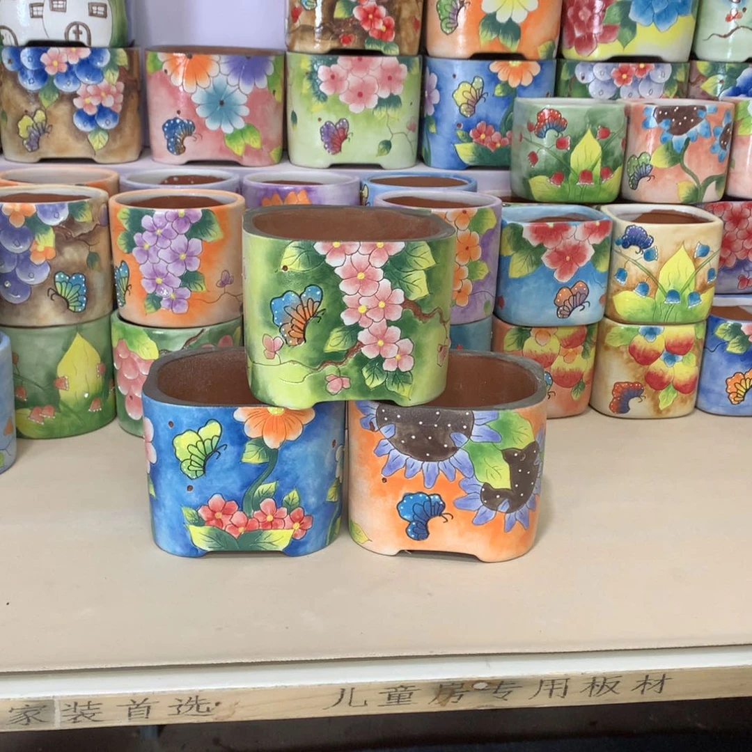 福利正品红陶花盆