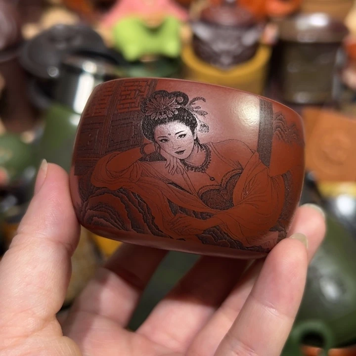 茶杯紫砂宜兴紫砂主人杯