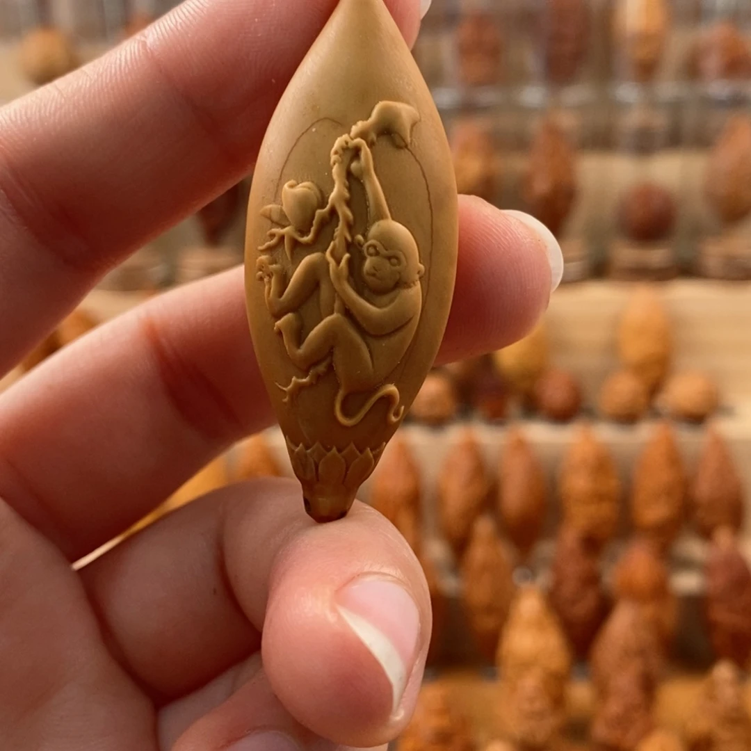 橄榄核手串/手链左*子生肖猴