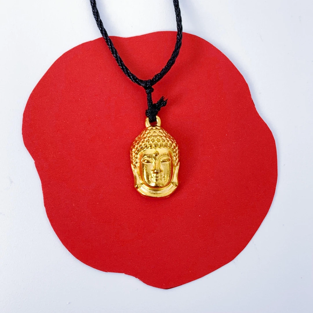 古法工艺佛头金属装饰用品包挂件DD