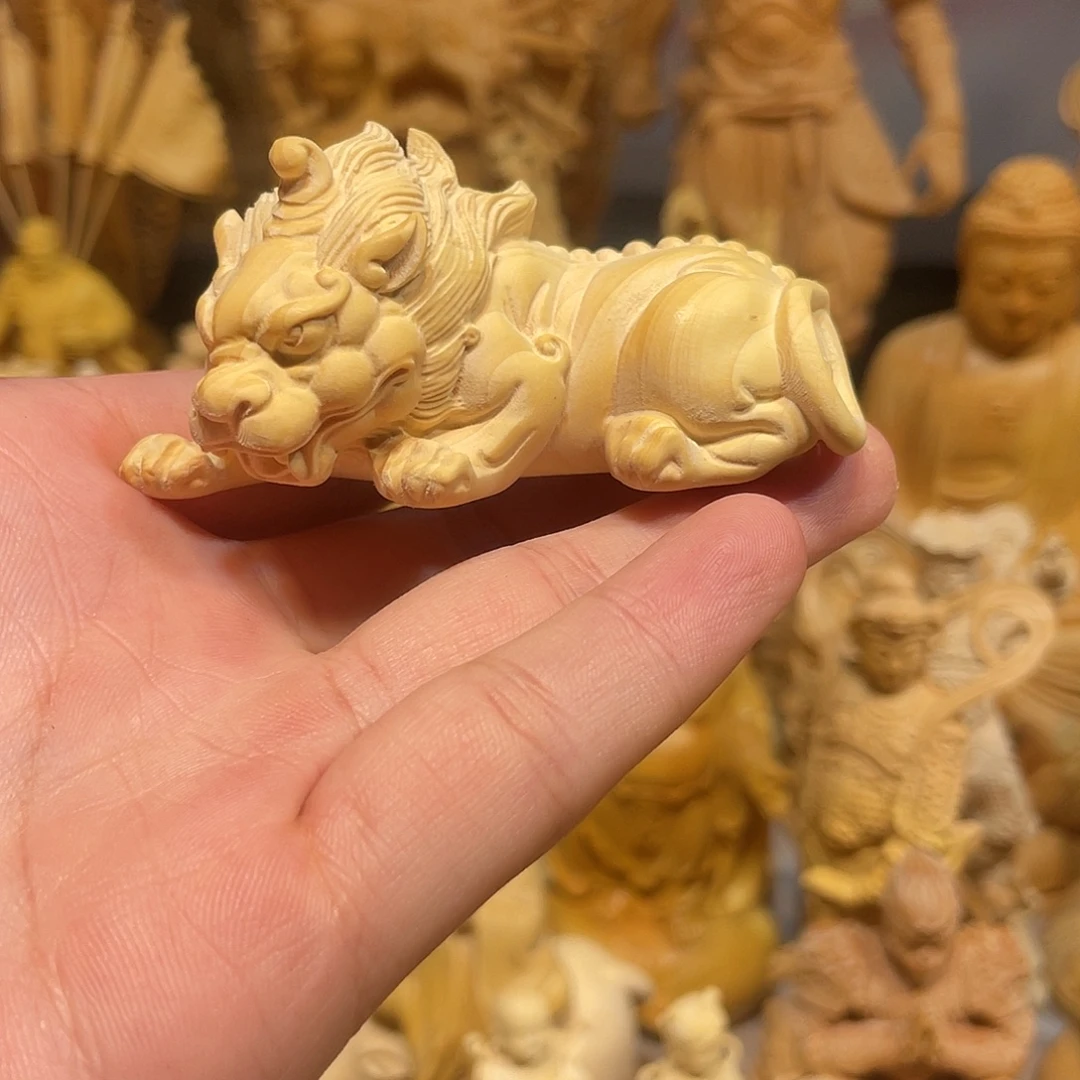 黄杨木小瑕疵貔貅