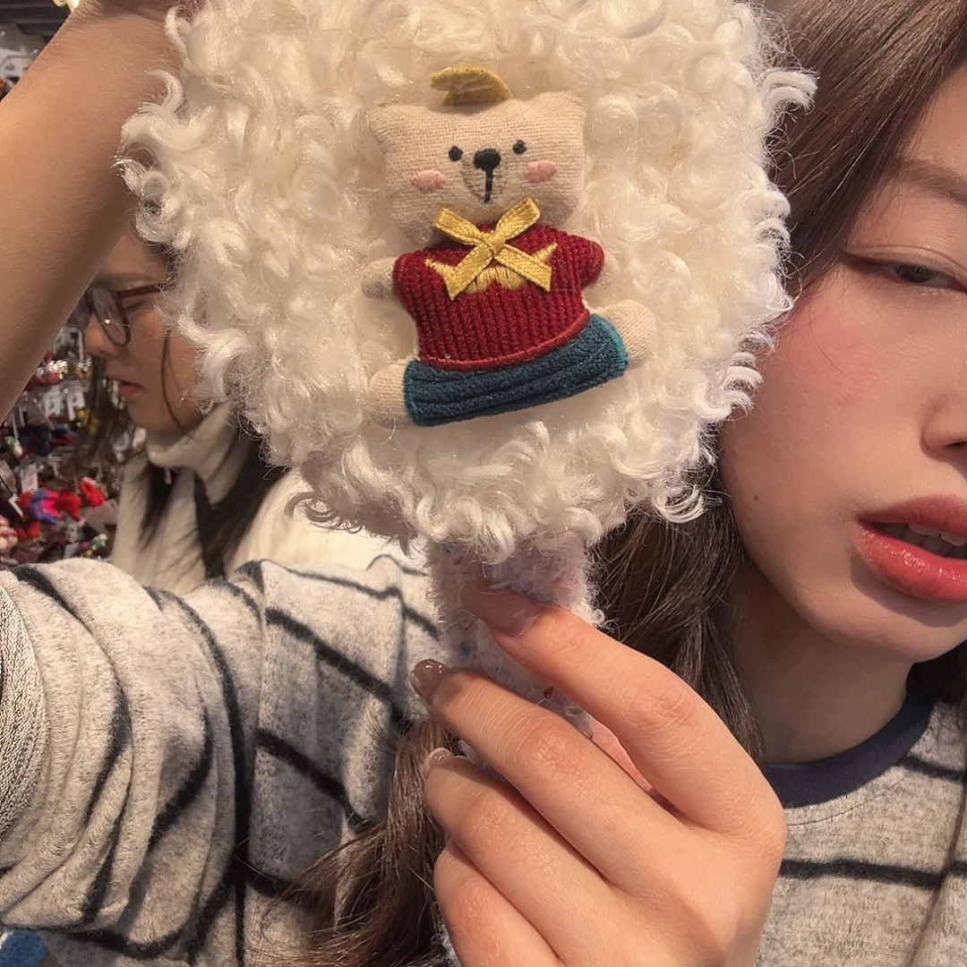 布艺铁合金白色耳罩