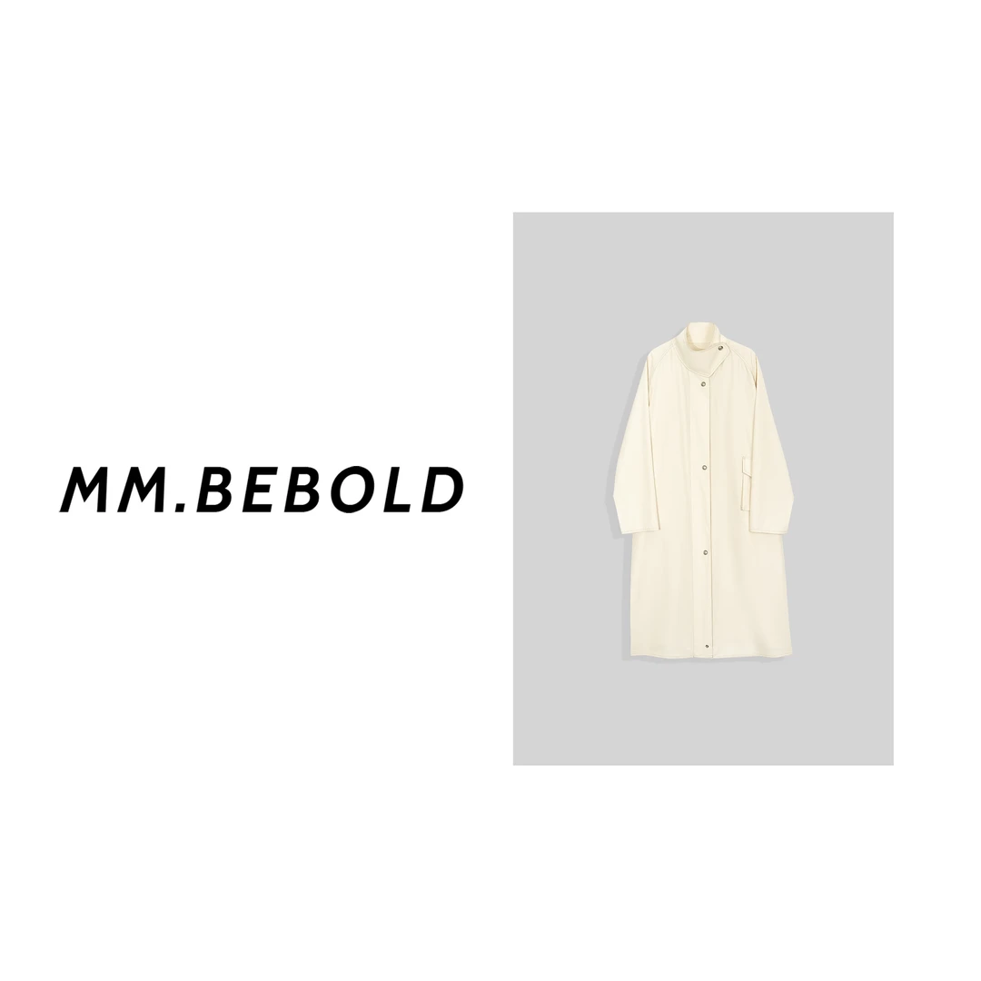 【妙姐精选】极简立领轻薄中长款风衣防晒外套MQJ2299