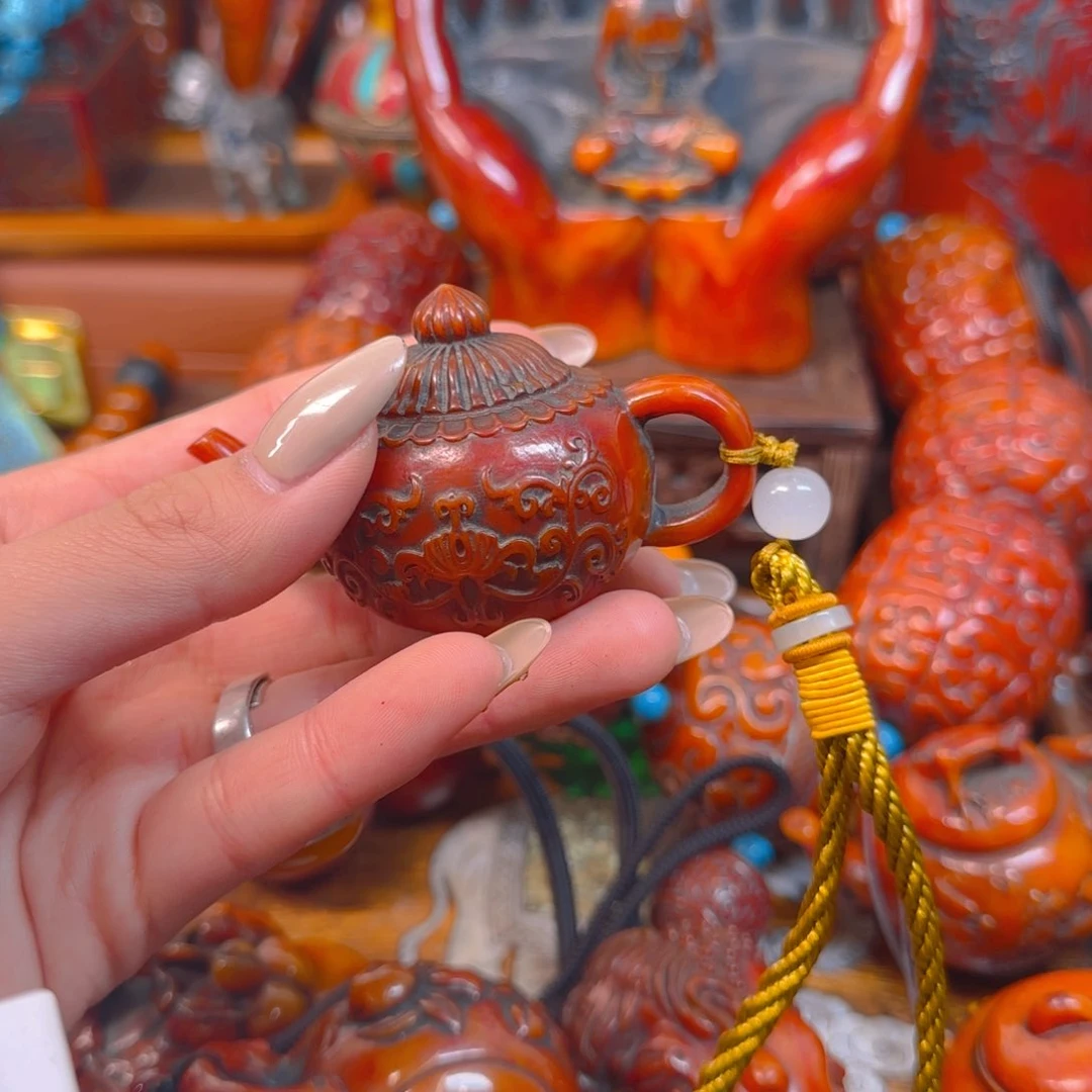 琥珀裸石未镶嵌用****2手把