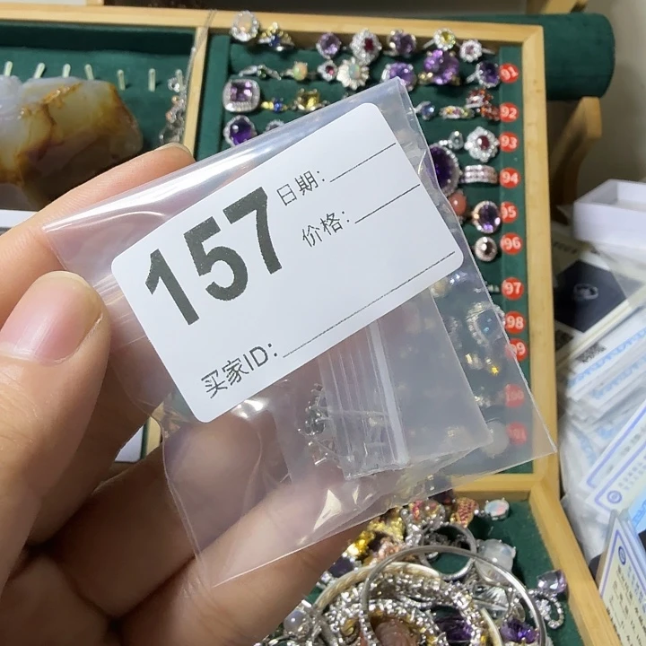 碧玺耳饰银S925镶嵌古*猫