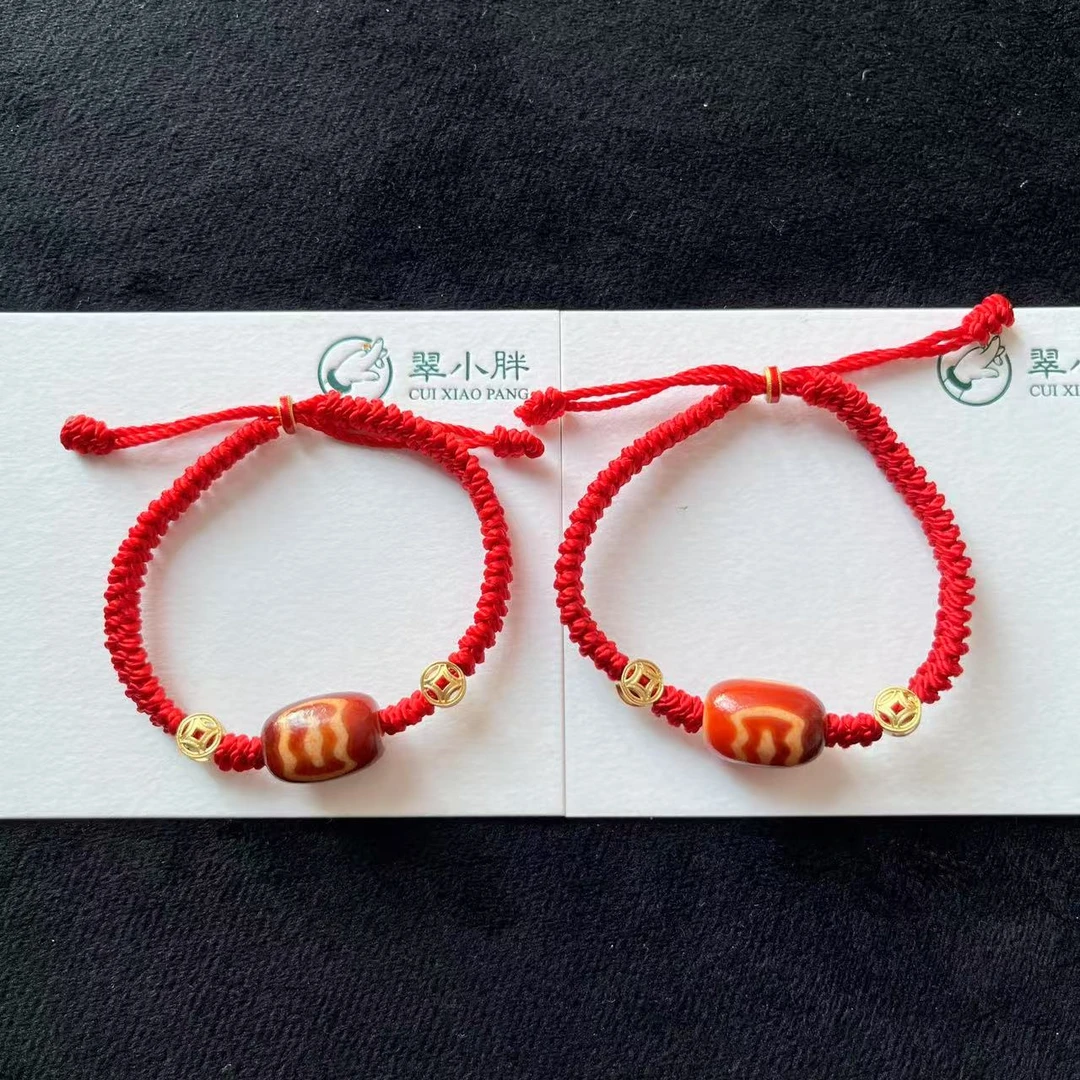 翠小胖 红肉大鹏鸟手绳CTZA143 多样性发1