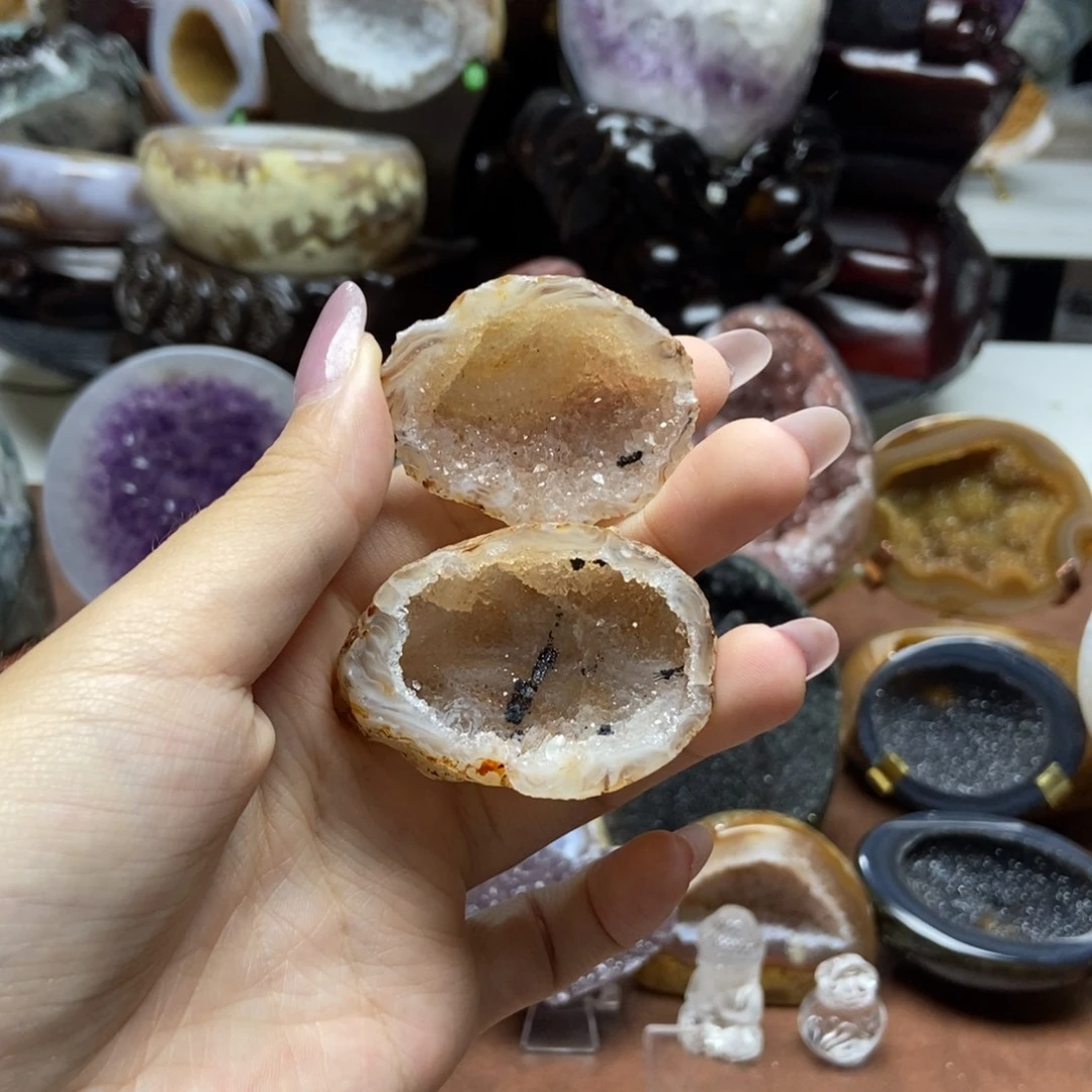 紫晶摆件未镶嵌水晶