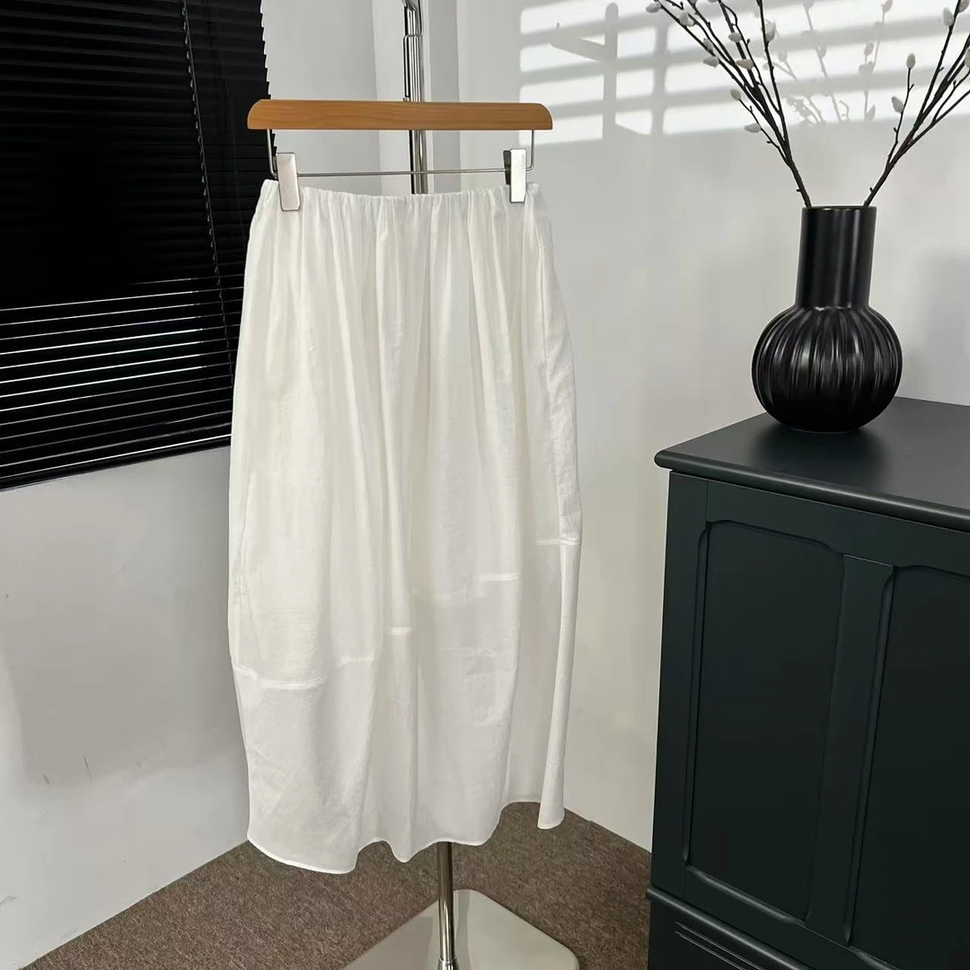 【老头女装定制】 设计款不规则百搭灯笼裙 N-25068