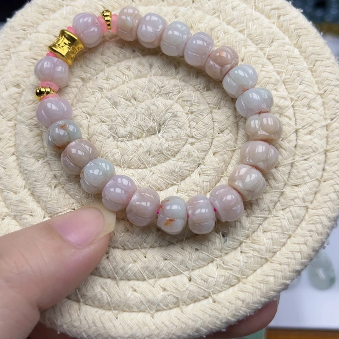 翡翠未镶嵌手链天然翡翠a货9.8