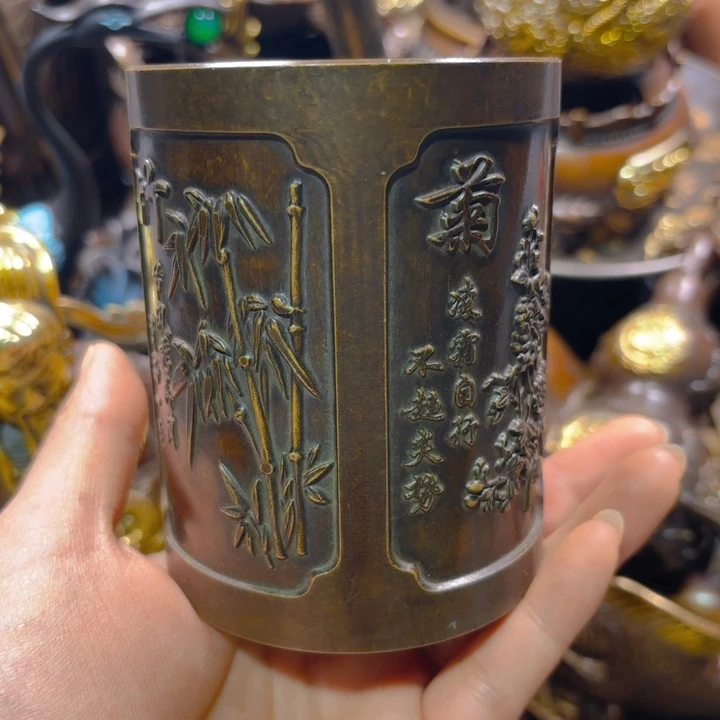 铜器摆件收收藏藏