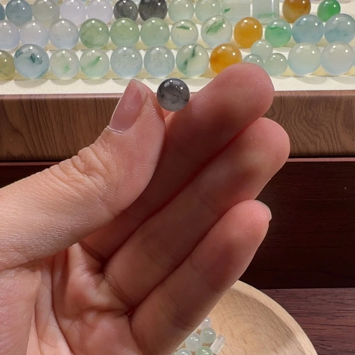 翡翠散珠天然缅甸翡翠A货7.1