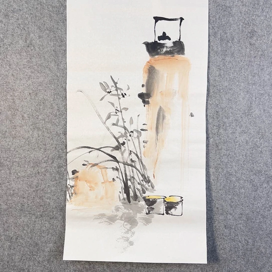 国画514 牡丹等植物生长于这里生长