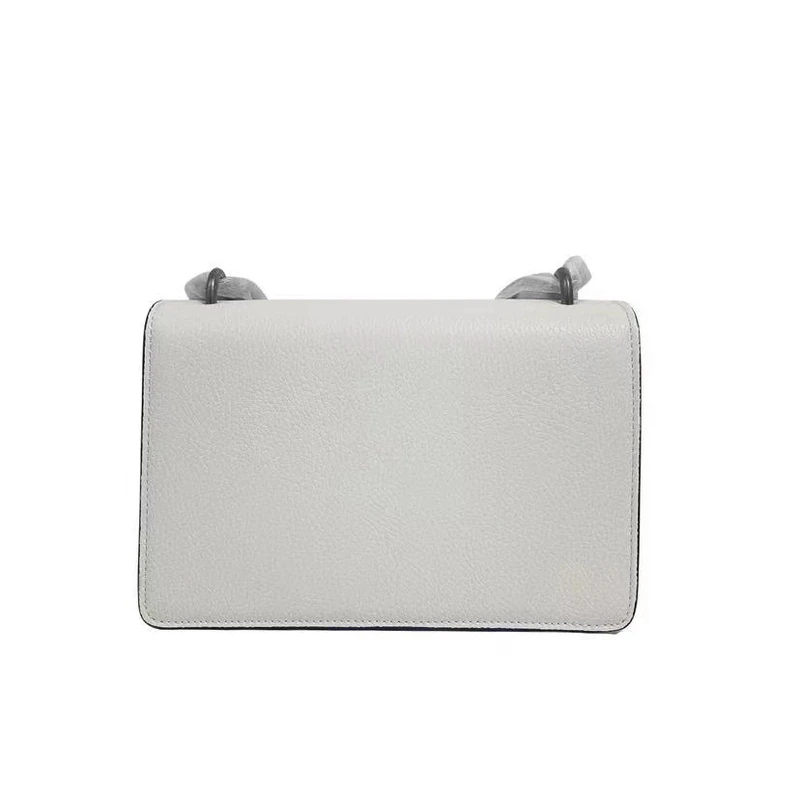 9068白色 2025新款时尚轻奢百搭经典酒神包包链条单肩斜跨女包