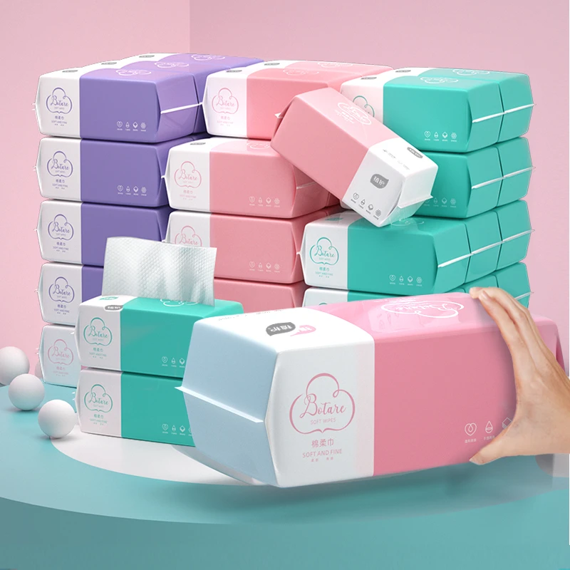 植护洗脸巾【官方直发】珍珠纹抽取美容擦脸不掉毛一次性洗面洁面巾