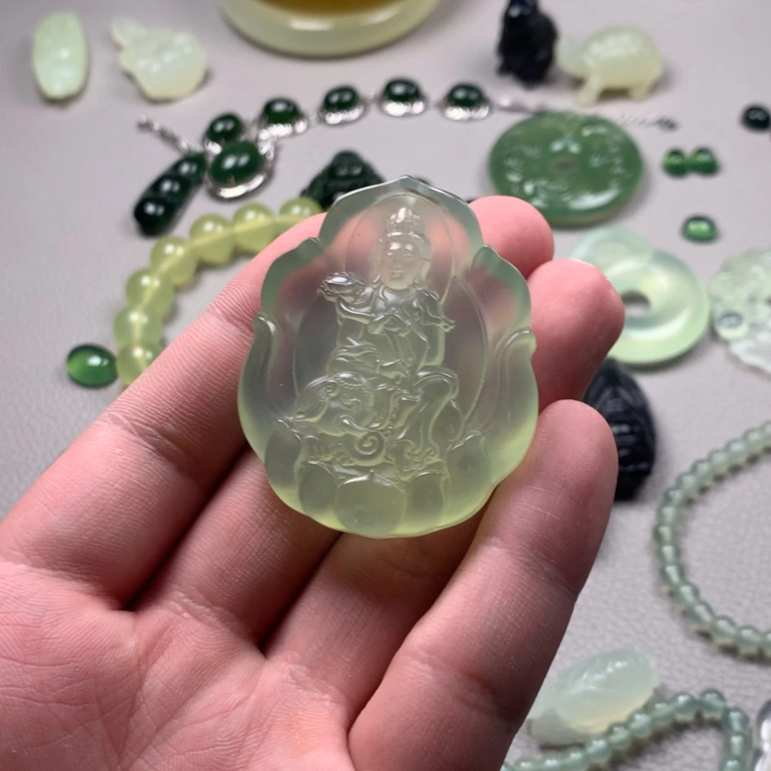 【闪购商品】蛇纹石玉未镶嵌岫玉芝*将