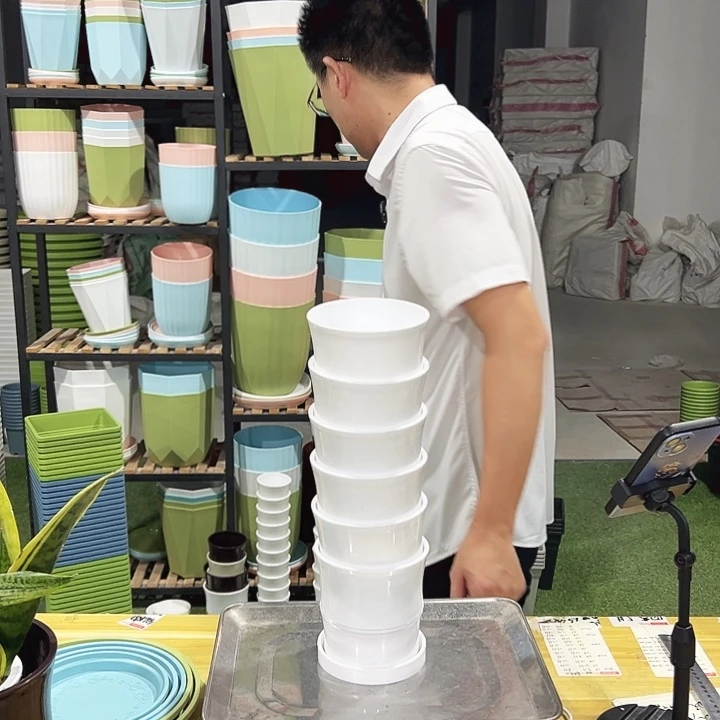 竹节口12高12白色6只带托