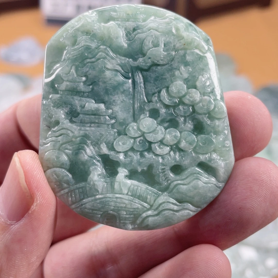 颈饰未镶嵌翡翠翡翠