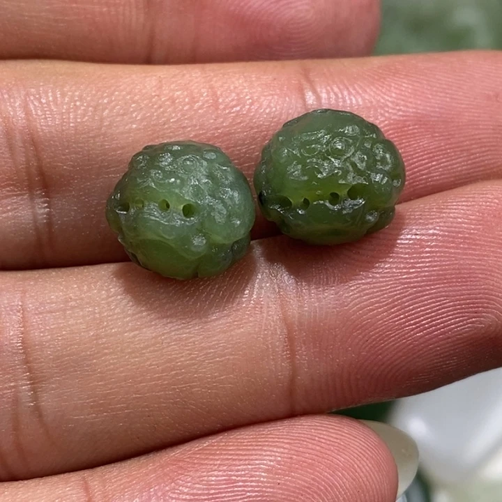 和田玉（糖玉）未镶嵌车挂